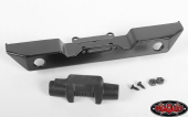 Metalowy zderzak przedni Eon z plastikową wyciągarką do modelu 1/18 Gel II RTR RC4WD z korpusem Black Rock (czarny)