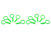 duży klips do ciała 1/10 - fluorescencyjna zieleń (10) ARROWMAX (Klipy do ciała)