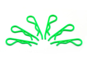 klips na ciało 1/8 - fluorescencyjny zielony (6) ARROWMAX (Body Clips)
