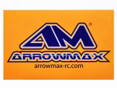 Naklejka AM X (25 x 40 cm) Kolor ARROWMAX (koszule i naklejki)