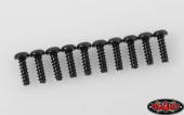Wkręty samogwintujące z łbem guzikowym M2,5 x 8 mm (czarne) RC4WD