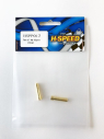 Złoty adapter stykowy 5 mm na 4 mm (2) H-SPEED