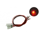 DYSK.. Czerwona dioda LED (2-pinowe złącze płaskie JR) x4